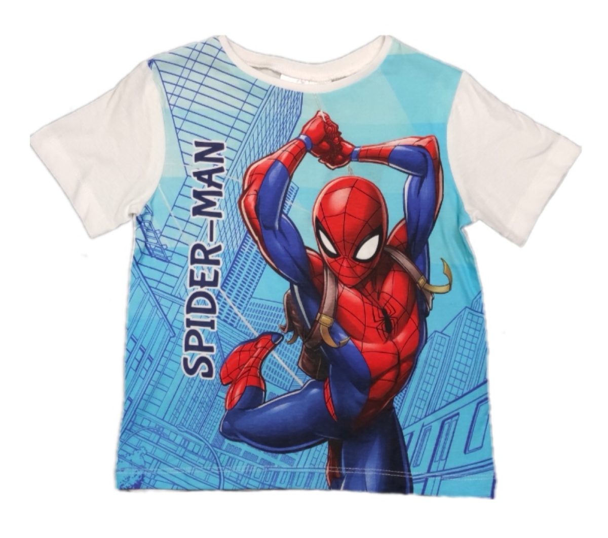 Spiderman T-Shirt Weiß Spiderman T-Shirt Weiß